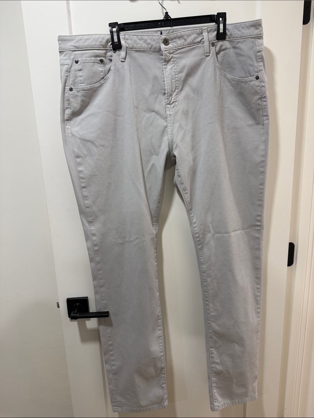 Johnnie-O Light Gray Men's Pants - 40x34